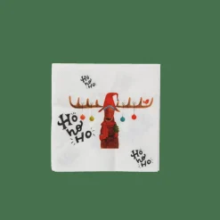 Fashion CASA X-MAS MOOSE Set Di 20 Tovaglioli Multicolore