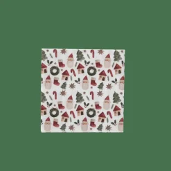 Store CASA X-MAS VIBE Set Di 20 Tovaglioli Multicolore