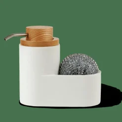 Discount CASA YOKO Dispenser Per Sapone Con Spugna Bianco