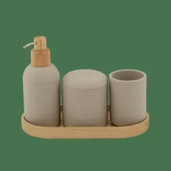 Clearance CASA YUKI Dispenser Per Sapone Naturale, Beige