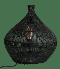 Hot CASA ZALOU Lampada Da Tavolo Nero