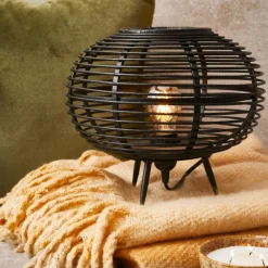 Hot CASA ZANZI Lampada Da Tavolo E27 Nero