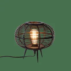 Hot CASA ZANZI Lampada Da Tavolo E27 Nero